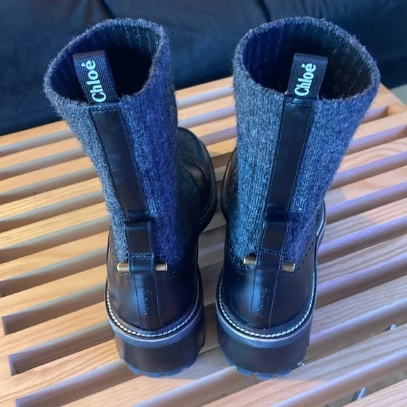 Like New Chloe Franne Sock Ankle Boot - Picture 2 of 10